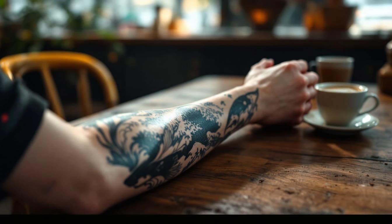 AI tattoo generator process - creating custom tattoo designs